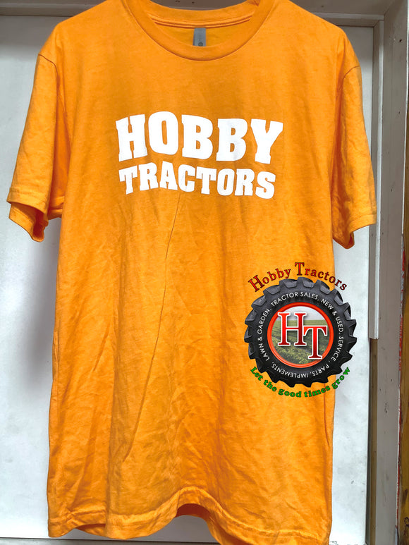 Hobby Tractor T-Shirt - Orange - Large