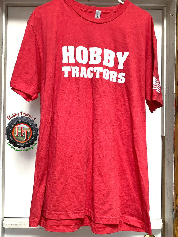 X-Large Red Hobby Tractor T-Shirt