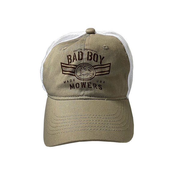 Bad Boy Mowers Ball Cap Hat - Tan